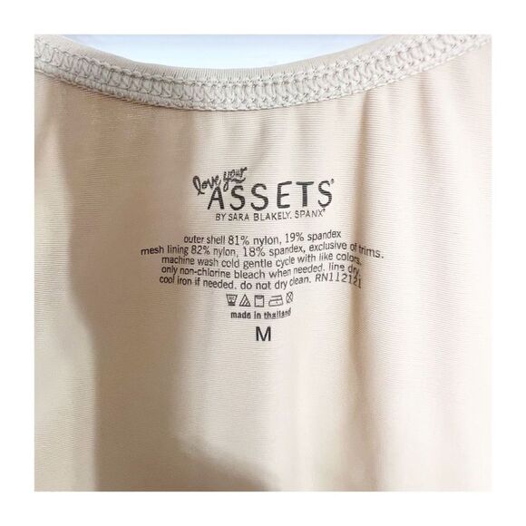 Spanx Assets Tops Shapewear Womens Wear Your Own Bra Tank Tan Ladies Size Medium - Picture 4 of 5